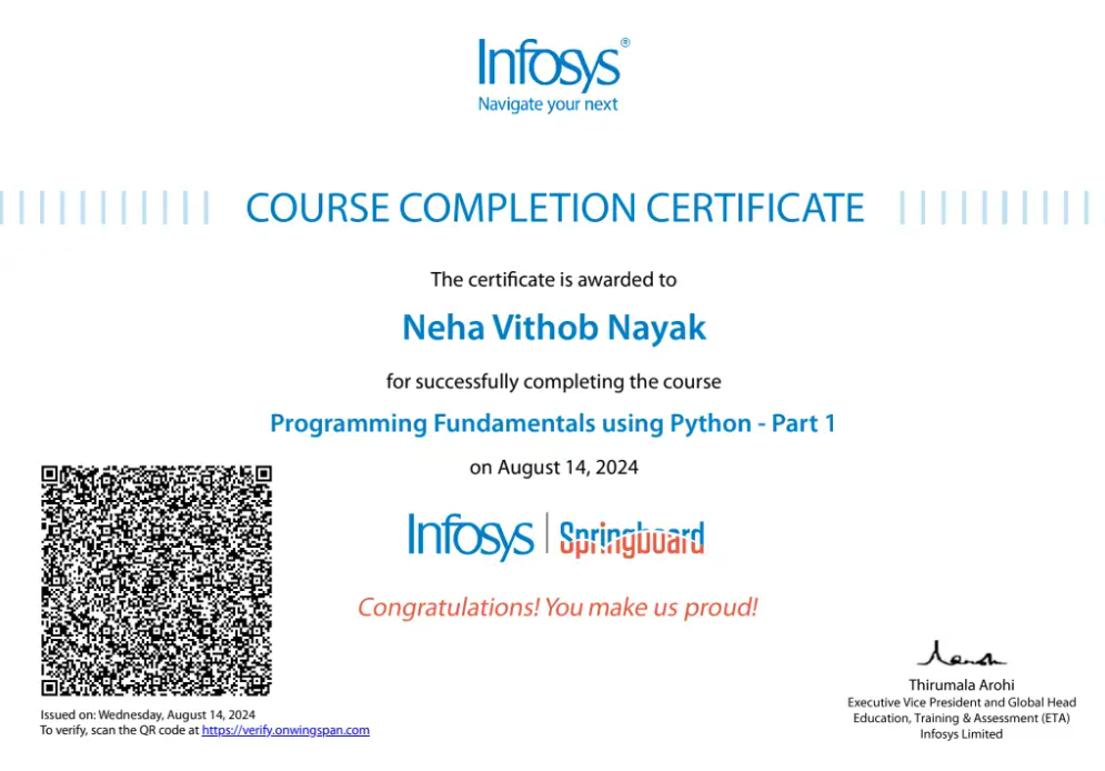 Programming fundamentals using Python